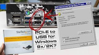 Bringing USB Support to Windows 98/2000 on Modern PCs. USB 2.0 Ports Aren’t What They Used to Be