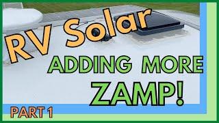 ZAMP RV SOLAR INSTALL PART 1 - and Bloopers