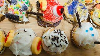 Make some spooky cup cakes with us!! Happy Holloween