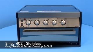 Smev 402 - 4 Burner Cooktop & Grill (Stainless)