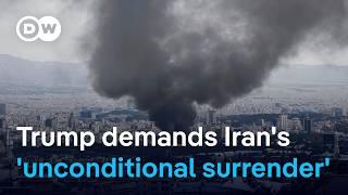 Trump warns Iran through social media posts | DW News