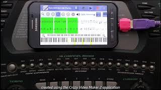 The Entertainer / XCover3 play over MIDI to CASIO CTK-731