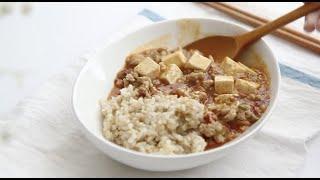 [신앙촌푸드]한그릇 음식~ 마파두부덮밥 간편레시피
