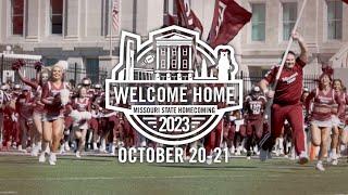 Welcome Home - Homecoming 2023 - Missouri State University