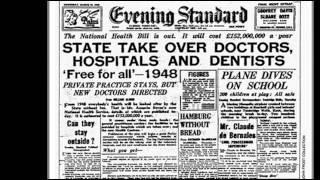 5th July 1948: National Health Service launched in the UK