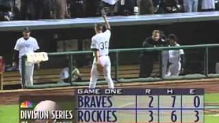 1995 NLDS, Game 1: Braves at Rockies