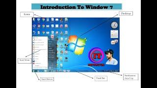 Introduction To Window 7 Desktop l IT Instructor Mr Kumar l Lesson 01lComputer Course 2022l