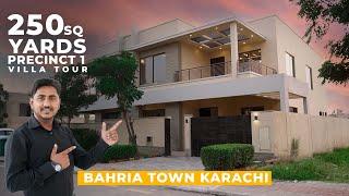 250sq Yards Villa Tour | Precinct 1 | Bahria Town Karachi