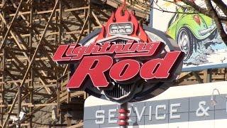 Lightning Rod Review Dollywood Launched Wooden Roller Coaster