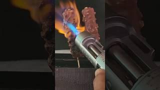 LIGHTER  VS CHOCOLATE WAFER ..!! #shorts #satisfying #burntest #experiments #lighter #chocolate