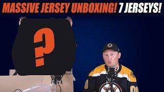 Massive NHL Jersey Unboxing! 7 Jerseys!