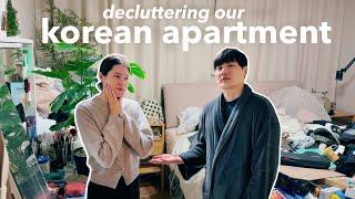 small seoul apartment  decluttering & organizing | we caught colds  evening in sinsa | seoul vlog