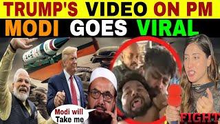 TRUMP'S VIDEO ON PM MODI GOES VIRAL | NO ONE THREATENS INDIA  | PAK PUBLIC REACTION