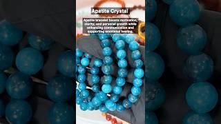 Natural Apatite Crystal Bracelet for Clarity, Motivation, and Growth – Handcrafted Healing Jewelry