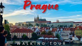 Walking Tour of Prague, most beautiful city of Europe