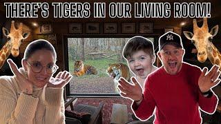 WOW! WHAT A DREAM COME TRUE! WE STAY IN THE FAMOUS ONCE IN A LIFE TIME TIGER LODGE AT PORT LYMPNE!