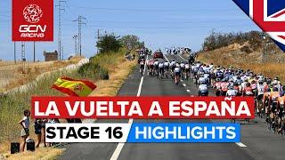 Chaos & Controversy After A Long Day In The Sun | Vuelta A España 2022 Stage 16 Highlights