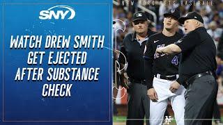 Drew Smith ejected by umpire after substance check before entering game vs Yankees | SNY