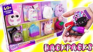 Real Littles Backpacks Schools Out Collection with OMG Unicorn Bad Principal