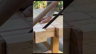 Build A Unique And Sturdy Outdoor Furniture Set Part 2 #woodworking #shorts #woodwork #woodworker