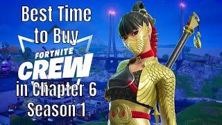 Best Time to Buy Fortnite Crew in Chapter 6 Season 1