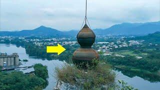 There Is A Giant Gourd on The Ancient Tower. How to Put It on Is Still A Mystery.