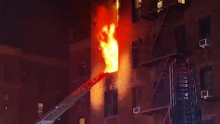 FDNY - Pre Arrival + Audio - Manhattan 2nd Alarm Box 1799 - Heavy Fire on the 5th Floor - 12/8/24