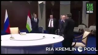 Эмомали Рахмон поздоровался только с Путиным