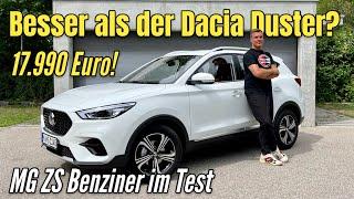 MG ZS Benziner: Besser als Dacia Duster und DFSK Fengon 500? SUV für 17.990 Euro | Test | Review
