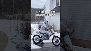 POV: Nothing stops you from riding dirt bikes 