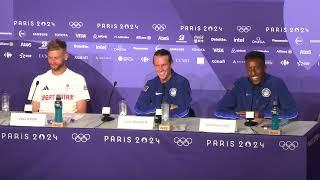 COLE HOCKER UPSETS JOSH KERR, JAKOB INGEBRIGTSEN TO WIN OLYMPIC 1500M GOLD | FULL PRESS CONFERENCE