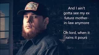 Luke Combs When It Rains It Pours Lyrics