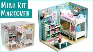 Makeover a Miniature Dollhouse Kit with your Cricut | Tutorial DIY