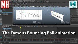 "The famous Bouncing Ball Animation" in Maya explained ( beginners )