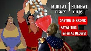 MK1 All Gaston Fatalities & Fatal Blow | ft. Kronk as the Kameo!