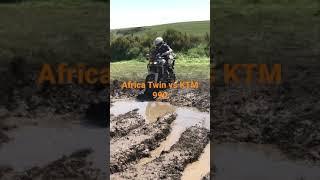 Africa Twin vs KTM 990 -Philadelphia Funduro #shorts