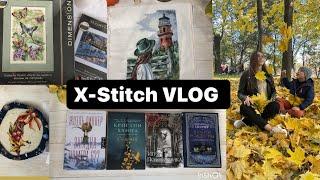 Вышивка крестом. X-stitch VLOG (текущие процессы, покупки, книги, фильмы и др)