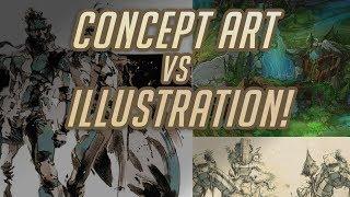 Illustration VS Concept - Why do some companies want Sketches and others want paintings?