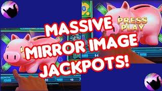 MASSIVE Mirror Image Jackpots on Piggy Bankin'!