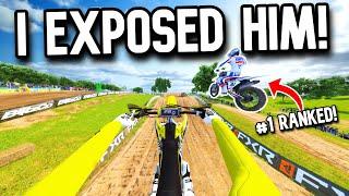 RACING THE #1 RANKED PLAYER IN MX BIKES!