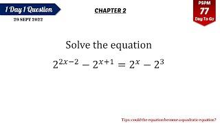 Example Equation of Indices