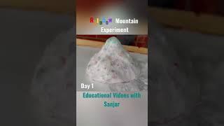 Rainbow Mountain Experiment #educationalvideosforkids #educationalvideoswithsanjar #rainbowmountain