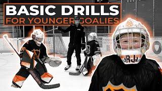 Basic Drills for Younger Goalies (with my buddy RJ)