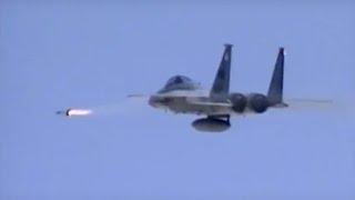 U.S. Air Force F-15 Bomb Drop