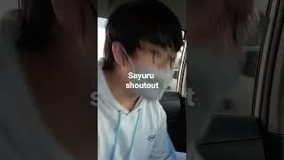 sayuruくんからshoutout