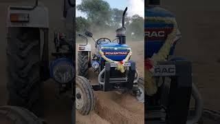 Powertrac Tractor Stunts #farmer #tractor #kisan #agriculture #powertrac