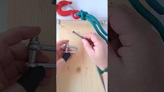 How to Tie Halyard Hitch #knot #camping #shorts