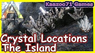 Ark Where to Find Crystal The Island  - Crystal Locations