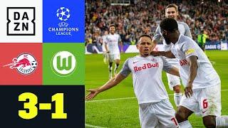 Doppelpacker Okafor entscheidet Match: Salzburg - Wolfsburg 3:1 | UEFA Champions League | DAZN