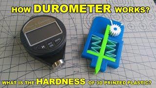 Drillpro Durometer. How Shore Durometer works? What's the hardness of 3D printed plastic materials?